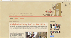 Desktop Screenshot of myvillageinumbria.com